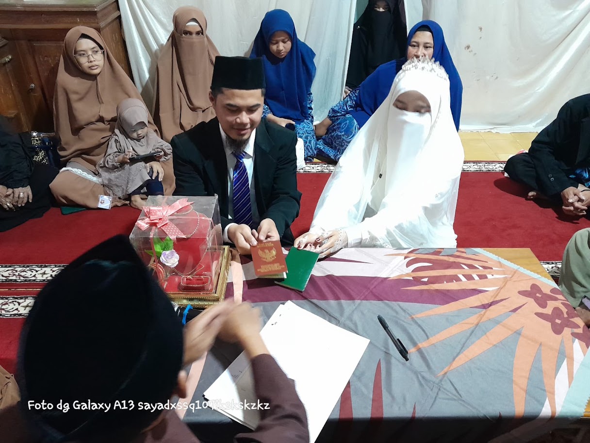 Prosesi akad nikah, 9 September 2023